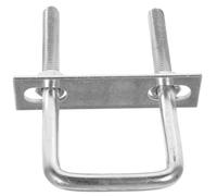 Écrous Boulon en U Galvanisé pour Remorque et Rondelles | Acier Galvanisé, Surface Résistante à Rouille, Montage sans Perçage, pour Colonne Aluminium et Bateau