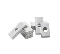 Écrous carrés 10 pièces, écrous de bloc coulissant rectangulaires noirs(10pcsxM4x13x9x2mm)