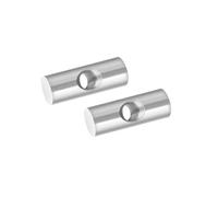 Écrous cylindriques pour meubles, 304 SS trou croisé baril écrou marteau intégré boulons goupilles M4-M6 paquet de 5-10(M4X14)