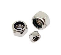 Écrous de blocage, Écrou de blocage à insert en nylon et acier au carbone | Boulons de fixationTigesVis à capuchon(304 stainless steel-M14 2pcs)