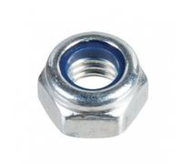 Écrous de sécurité hexagonaux auto freinés - diamètre 12 mm - 100 pièces VISWOOD