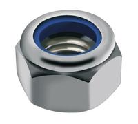 Ecrou hexagonal frein indésserrable avec bague nylon inox A2 DIN 985 M14 boîte de 50 - - 6260214