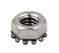 Écrous de verrouillage de type K, 30 pièces, écrous Kep autobloquants en acier inoxydable 304/zingué, écrous de fixation filetés anti-vibrations M3 M4 M5 M6 M8(304 Stainless Steel,8-32)