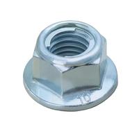 Écrous hexagonaux à bride dentelée, écrous de quincaillerie zingués, écrou hexagonal à bride M4-M20(M12x1.5 5PCS)