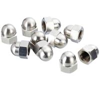 Écrous hexagonaux à tête borgne M24 en acier inoxydable A4, lot de 10