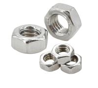 Écrous hexagonaux en acier inoxydable DIN934, écrou métallique hexagonal for boulons, vis M1 M2 M2.5 M3 M3.5 M4 M5 M6 M8 M10 M12 M14 M16 M18 M20 M22(M22(1Pcs))