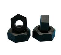 Écrous hexagonaux en Nylon 20/50/100 pièces M2 M3 M4 M5 M6 M8 M10 M12, attaches en plastique résistant aux vibrations, noir et blanc, for l'électronique