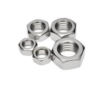 Écrous hexagonaux hexagonaux M1-M20 écrou hexagonal 304 acier inoxydable DIN934 métrique(M12 (3Pcs))