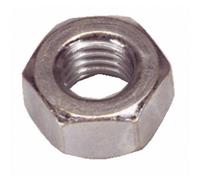 Écrous hexagonaux Hu 24 mm - acier zingué blanc - classe 8 - 10 pièces BRICOZOR