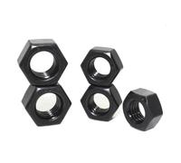 Écrous Hexagonaux Métriques En Acier Au Carbone, 200 Pièces, M2 .5 M3 M4 M5 M6 M8 M10 M12 M14 M16 M18 M20 M22 M24 M27 M30 M33 M36(M3 (150pcs))