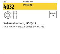 Écrous hexagonaux Reyher ISO 4032 laiton M 2,6 Ms 040327009026000 (100 pièces)