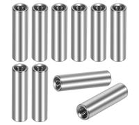 Écrous Longs Manchon M5X30 mm Manchons Filetés Ronds en Acier Inoxydable | Écrous de Raccordement m5 Stainless Steel Sleeve pour Connecter des Tiges Filetées et des Boulons de Suspension 10Pcs
