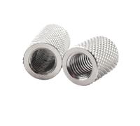 Écrous Moletés Cylindriques En Acier Inoxydable 304, Connecteur À Serrer La Main, De Réglage M5 M6 M8, 3/5 Pièces(30mm,M5xOD 12mm(5pcs))