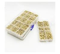 Écrous moletés en laiton, d'impression 3D, jeu de filetage d'écrou thermofusible for imprimante M2-M6(M5 M6 (90PCS))