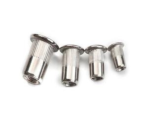 Ecrous Pour Rivets 10/20/50 pièces 304 acier inoxydable Rivets écrous insérer tête plate écrou fileté riveteuse écrou outils M3/M4/M5/M6/M8/M10/M12 Rivet Ecrou (Color : 10PCS, Size : M5)