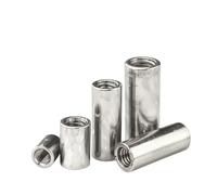 Écrous raccord cylindriques M3-M14 inox 304, lot 5-20(OD12xM8x30 (5pcs))
