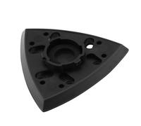 ECSiNG 1 pièce Plateau de ponçage triangulaire Compatible avec Bosch PDA 180 PDA 180E PDA 240E GDA 280E OE 2608000174 2608000211 2608000232 Plaque de ponçage 90x90x90mm Noir