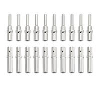 ECSiNG 10 Set de Bornes à Sertir pour Câblage Électrique 12 Broches Bornes DTP 0460-204-12141 0462-203-12141 Compatibles avec Deutsch 12-14 AWG Mâle et Femelle