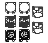 ECSiNG 2 Ensembles Kit de Réparation de Diaphragme de Carburateur pour Tronçonneuses Joint de Carburateur et Kit de Membrane Compatible avec Dolmar PS32 PS35 PS350 PS420 Les Tronçonneuses