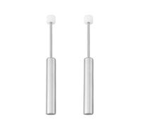 ECSiNG 2 pièces 74x40x7,8 mm Amortisseur de poubelle à fermeture douce avec couvercle Mécanisme en acier et en plastique pour remplacement d'amortisseur de poubelle de cuisine