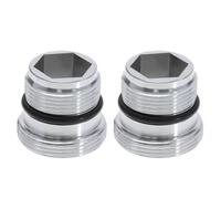ECSiNG 2pcs M18.5-M22 Adaptateur Mâle vers Mâle Compatible avec IKEA Compatible avec GROHE Compatible avec Neoperl TJ Mitigeur Adaptateur en Laiton
