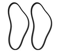 ECSiNG 2X Courroie d'entraînement de Tondeuse à Gazon HTD800-8M-12 Compatible avec Stiga Park 95 Combi Deck 9585-0164-01 en Caoutchouc Noir Boucle Fermée