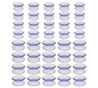 ECSiNG 40x Ventouse Double Face Ventouses Transparentes en PVC pour Table en Verre Miroir Fenêtre Pare-brise Marbre Aquarium 2 cm 3 cm de Diamètre