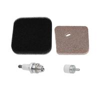 ECSiNG 4pcs Kits de Réparation Filtre à Air et Carburant pour Tondeuse à Gazon Filtre à Carburant L7T Bougie d'allumage Compatible avec Stihl HS45 Accessoires de Tondeuse