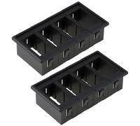 ECSiNG Boîtier pour Interrupteur à Bascule 4 Voies 2 Pièces Compatible avec ARB Compatible avec Carling Standard Les Interrupteurs à Bascule
