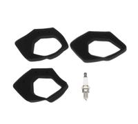 ECSiNG Kit Carburateur Bougie D'allumage Et Filtre à Air Compatible avec Husqvarna 224L 324RX 324LX 324LDX 324HDA 55X (réf. 531008693)