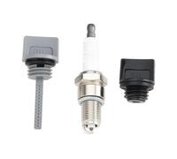 ECSiNG Kit de Bouchon de Remplissage D'huile Moteur pour Tondeuse à Gazon avec Bougie D'allumage Compatible avec Honda GX120 GX160 Et GX200 Modèles.