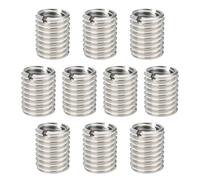 ECSiNG Lot de 10 écrous réducteurs en acier inoxydable 304 M12 x 1,25 mâle vers M10 x 1,25 femelle
