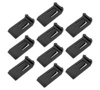 ECSiNG Lot de 10 entrebâilleurs de charnière compatibles avec Blum 74.1103 pour charnières à 107 degrés Noir 16,5 mm x 7,4 mm x 1,8 mm