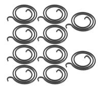 ECSiNG Lot de 10 ressorts de poignée de porte rotative DIY - Kit de réparation - Accessoires pour poignées de porte intérieures gauche et droite - 36,5 x 27,5 mm