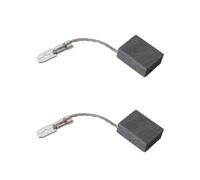 ECSiNG Lot de 2 Balais de Charbon de Rechange 316055220 0,23" de Largeur 0,487" de Hauteur 0,58" de Longueur Compatible avec Metabo La Meuleuse d'angle WEP 15-150 (15 Mm X 12,5 Mm X 6 Mm)