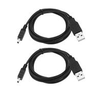 ECSiNG Lot de 2 câbles de charge USB pour calculatrices compatibles avec Texas TI-84 Plus CE TI Nspire CX CAS Calculatrice graphique USB de rechange