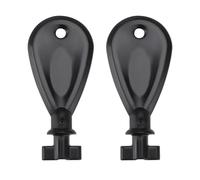 ECSiNG Lot de 2 Clés de Rechange pour Distributeur de Papier Toilette Porte-Serviettes en Papier e Rechange pour Maison Bureau Public 53 X 24 X 15 Mm Noir