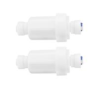 ECSiNG Lot de 2 filtres à eau pour système de brumisation extérieur pour tuyau d'arrosage de 6,35 mm 120 microns 100 mailles 92,2 x 39,6 mm