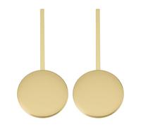 ECSiNG Lot de 2 Horloges Murales à Pendule en Métal Doré de 15 Cm Idéales pour La Réparation Le Remplacement Ou La Fabrication D'horloges