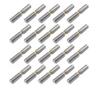 ECSiNG Lot de 20 charnières à souder en acier 10 x 60 mm pour portes battantes en métal