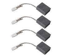 ECSiNG Lot de 4 balais de charbon de rechange 316055220 - 0,6 cm de largeur, 1,2 cm de hauteur, 1,5 cm de long - Compatible avec meuleuse d'angle Metabo WEP 15-150 - 15 mm x 12,5 mm x 6 mm