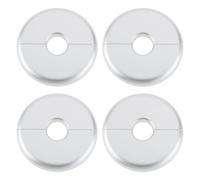 ECSiNG Lot de 4 Colliers de Protection pour Radiateur (16 Mm Diamètre 70 Mm) pour Décoration Murale Argent
