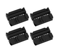 ECSiNG Lot de 50pcs Connecteurs de Montage Câble IDC 16 Broches Pas de 2,54 Mm Prise Femelle IDC pour Câbles de Connexion Projets Électroniques Cartes de Circuits Intégrés