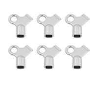 ECSiNG Lot de 6 Clés de Purge de Radiateur Carrées de 5 Mm pour La Purge Et La Ventilation des Radiateurs