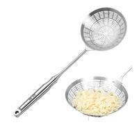Écumeur - Acier à fente antidérapant | Écumeur, cuillère perforée, écumoire pour pâtes, frites, friture dans l'huile végétale, cuisine, ménage et cuisine professionnelle