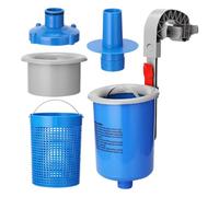 Écumeur De Piscine,Flottant Avec Panier Amovible,Skimmer De Piscine Automatique Murale,Nettoyage Sans Effort Des Débris Pour Piscines Tubulaires,Pièce De Rechange Pour Jardin,pré-filtre Après Tempête