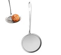 Écumoire À Mailles Fines - Cuillère D'écumoire Graisse Robuste, Filtre Passoire Long Manche, Huile En Mousse | Convient Pour Tamiser, Filtrer, Égoutter Et Rincer Les Légumes, Pâtes Le Thé, Cuisinier D