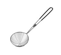 Écumoire en acier inoxydable avec long manche pour friteuse de cuisine, pâtes, spaghettis, nouilles (L)