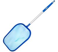 Écumoire manuelle professionnelle pour jacuzzi, spa, piscine, poteau en aluminium de 15 pouces, filet à mailles fines, pour piscine hors sol, pataugeoire gonflable, piscine.