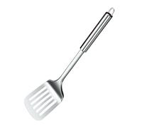 Écumoire perforée avec poignée ergonomique, cuillère à fente/spatule en acier inoxydable pour filtrer l ' huile et la soupe, cuillère rainurée